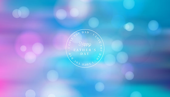 父亲节模糊背景矢量素材(EPS/AI)