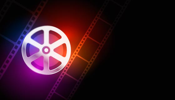 电影播放时间矢量素材(EPS)