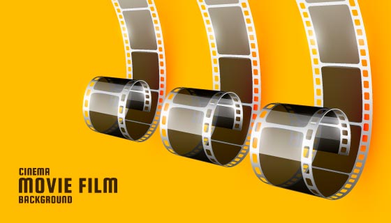 电影胶卷摄影背景矢量素材(EPS)