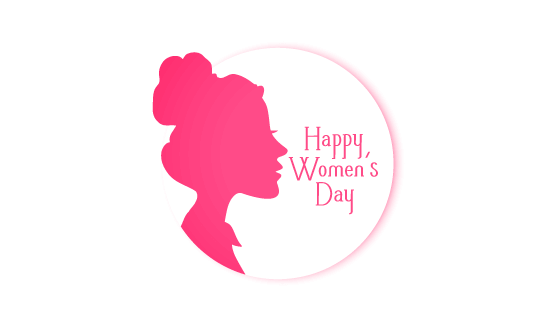 女性头像剪影设计三八女神节矢量素材(EPS)