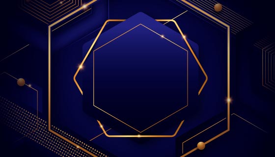 抽象奢华的金色背景矢量素材(AI/EPS)