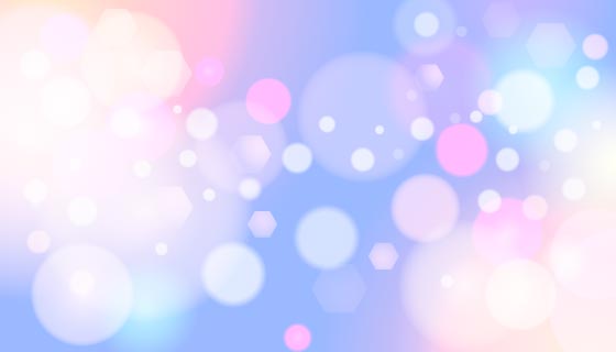 多彩梦幻散景背景矢量素材(AI/EPS)