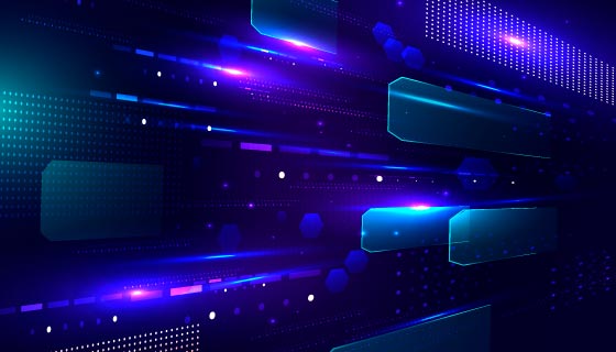 明亮的未来科技概念背景矢量素材(AI/EPS)