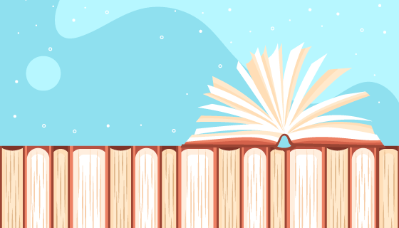 翻开的书本设计世界读书日矢量素材(AI/EPS)