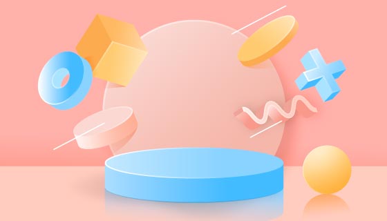 抽象几何背景矢量素材(AI/EPS)