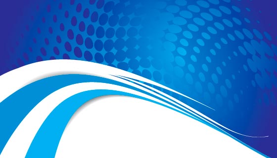 抽象的蓝色波浪背景矢量素材(EPS)