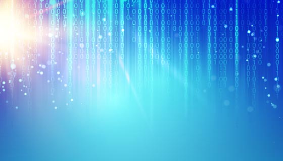 数字0和1设计的大数据概念背景矢量素材(EPS)