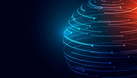 全球互联大数据概念背景矢量素材(EPS)