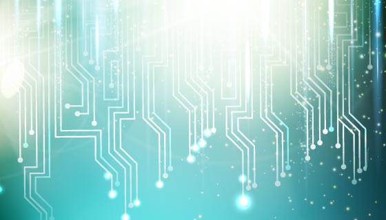 芯片纹理设计大数据概念背景矢量素材(EPS)