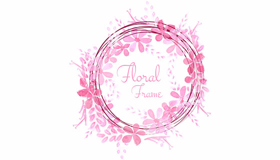 抽象婚礼花卉背景矢量素材(EPS)