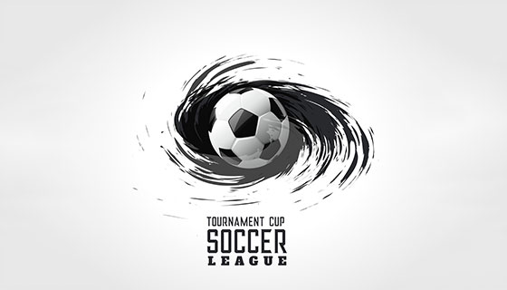 抽象足球漩涡背景矢量素材(EPS)