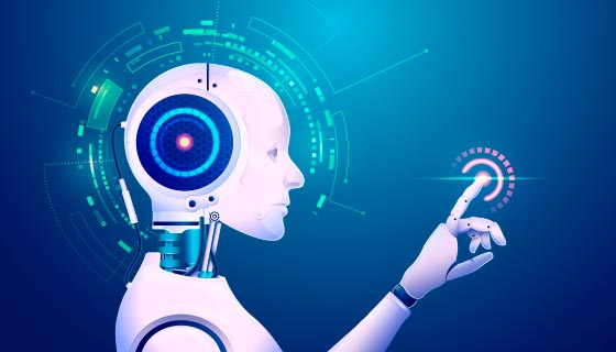 AI人工智能机器学习矢量素材(EPS)