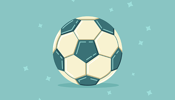 扁平足球背景背景矢量素材(EPS/AI)