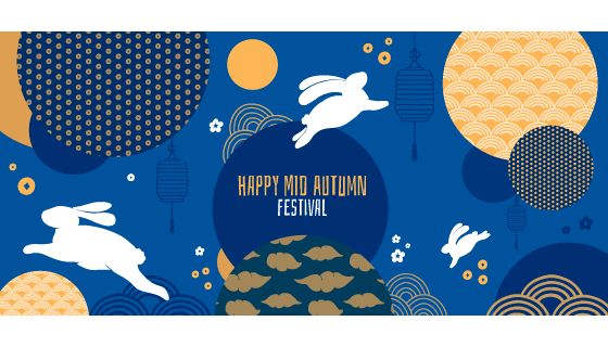 抽象创意设计中秋节banner矢量素材(AI/EPS)